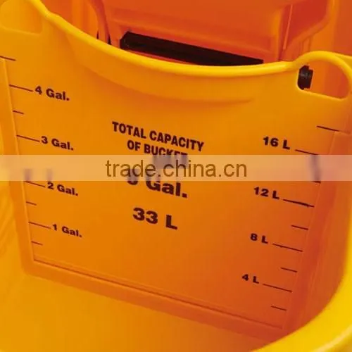 Any Color You Want Yellow Wringer Bucket ,mop Bucket With Wringer,plastic Bucket With Handle33L photo-2