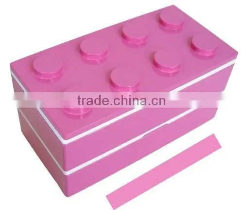 Japanese Food Container Children's Lunch LEGO Type Bento photo-3