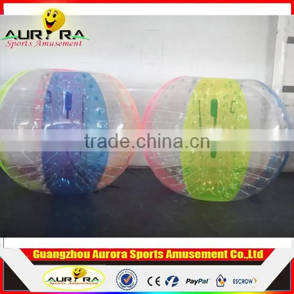 Factory Directly Children Adult Soccer Bubble Ball Inflatable Soccer Glass Bubble Ball