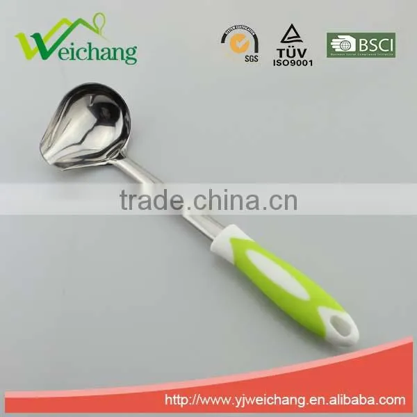 WCR132 Premium Stainless Steel Utensils SAUCE SPOON Cooking Utensil Gadgets Set With TPR Handle photo-3