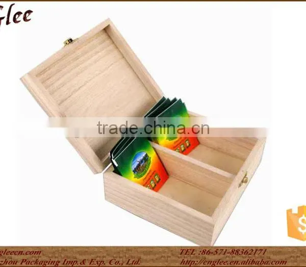 Pine Wood Fancy Tea Storage Box photo-4