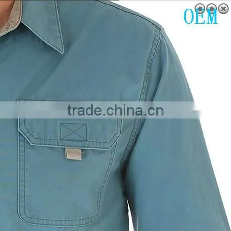 New Style Two Pocket Shirts Long Sleeve China Product photo-2