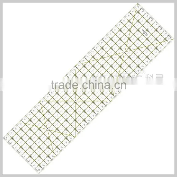 Kearing 60 * 16 cm Plastic Patchwork Quilting Rulers With Sew Lines Metric Scale for Tailors # KPR6016 photo-2