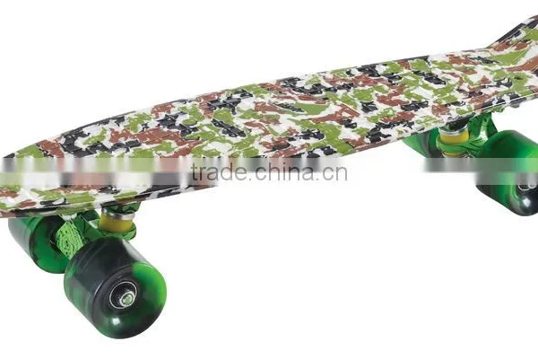 HFCW05 Wholesale New Product Fish Skateboard PP Plastic Four Wheel Skateboard photo-2
