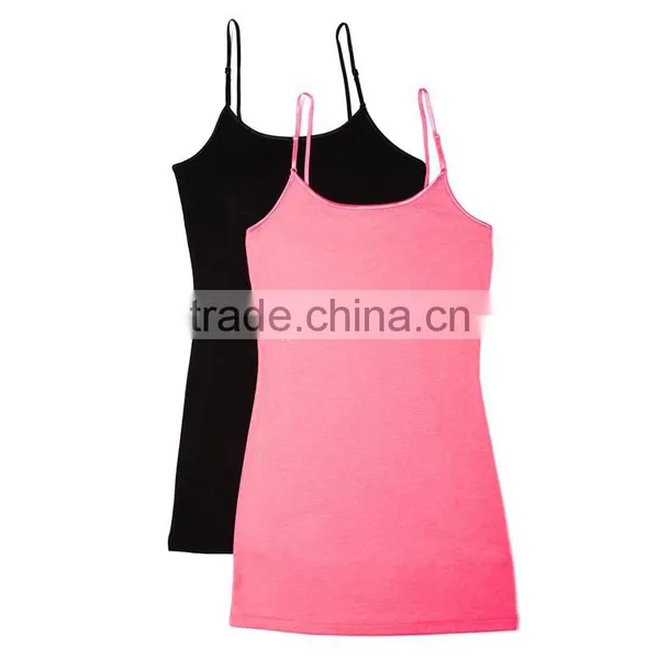 OEM Service Custom Fashion Slim Fit Sexy Women White Tight Gym Plain Tank Top photo-4