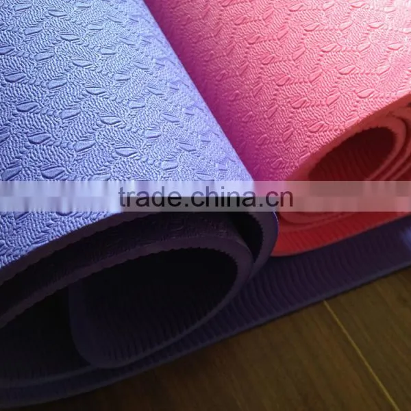 Wholesale Non Slip Eco Double Layers/ Single Layer TPE Yoga Mat photo-2