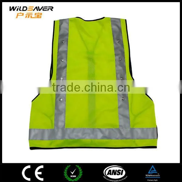 Mens Jackets Reflective Led Security Uniform for Guard photo-3