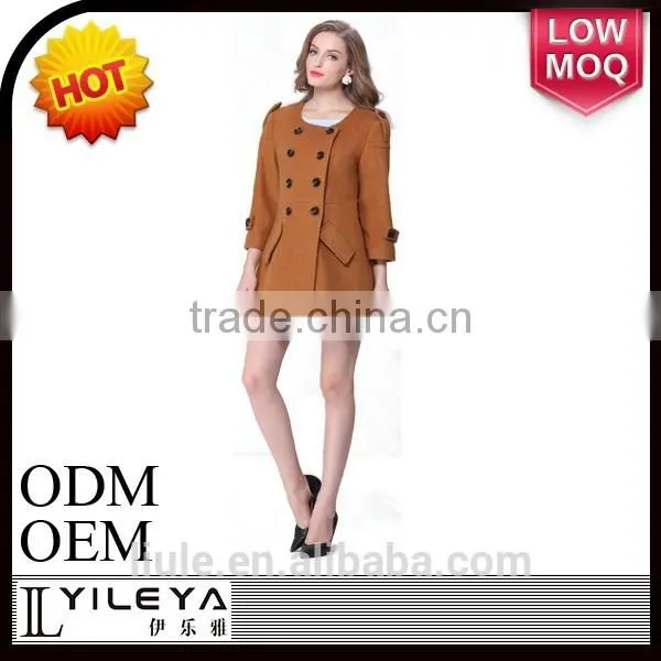 2015 Latest Russian Winter Design Elegant Lady Fashoin Coat photo-5