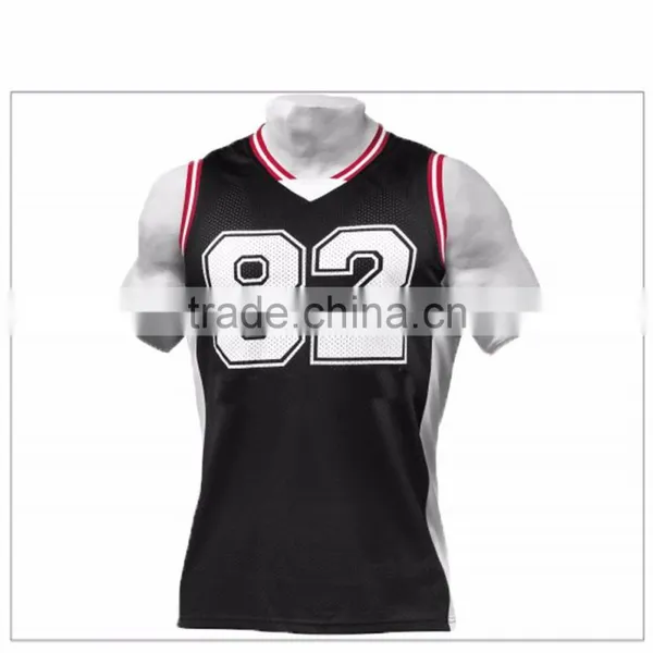 Factory Wholesale Cheap Mens Vest Tops Sports Tank Top Gym Stringers For Men photo-5