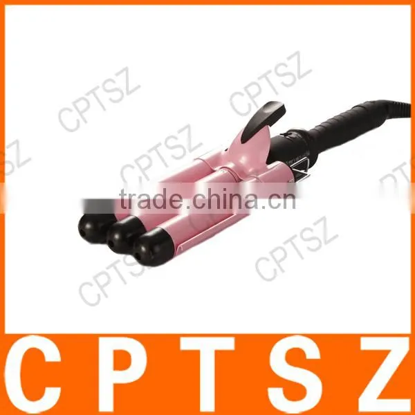Hot Styler Three Tube Hair Curler With TUV--SUD CE-EMC ROHS Certificate (110v--240v ) photo-5