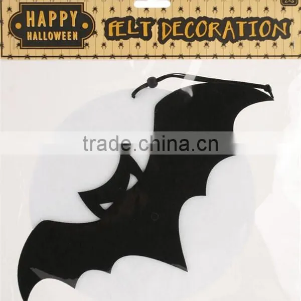 Large Felt Bat Moon Halloween Hanging Decoration Fancy Dress Scary Kids Party Supplies in China photo-2