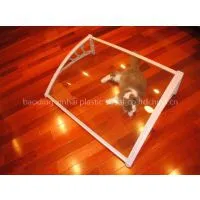 XINHAI 70 X 120cm White/ Black Polycarbonate Front Door Canopy Awning Kits photo-3