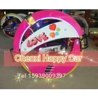 Battery Kiddie Operated Happy 360 Degree Rotating Car for Supermarket photo-2