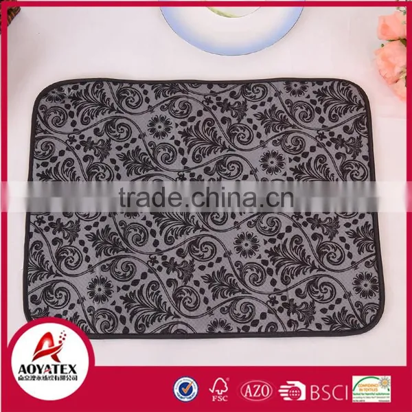 Competitive Factory Price Microfiber Kitchen Dish Drying Mat, Good Quality Printed Drying Mat photo-2