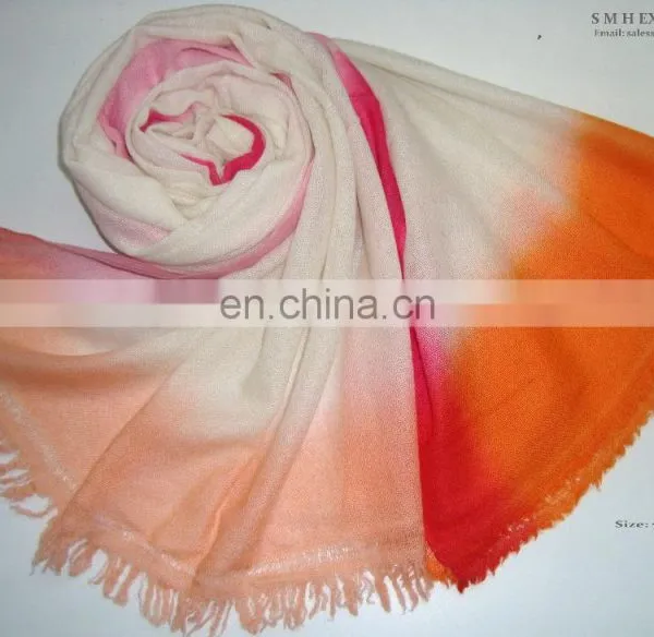 Pashmina Shawls With Ombre Dye For Ladies 2016 photo-4