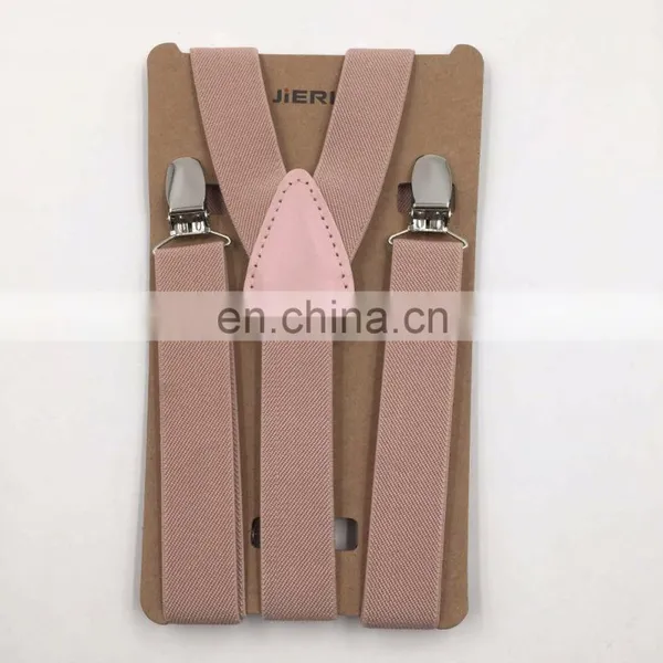 Yiwu Factory Wholesale Custom Elastic Colorful Skinny Suspender Belt photo-4