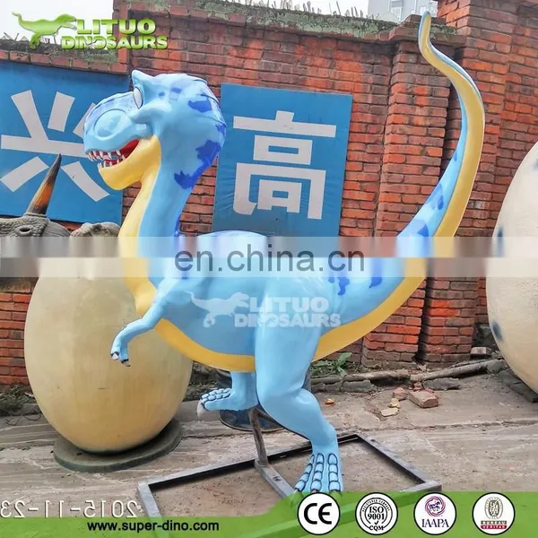 Fiberglass Cartoon Statue Dinosaur King for Amusement Park photo-6