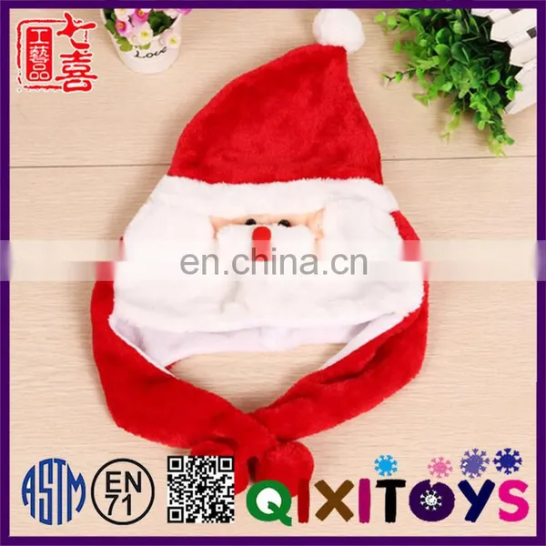 Custom Made Cute Christmas Hat Decoration Special Animal Shaped Personalized Christmas Design Plush Hats photo-3