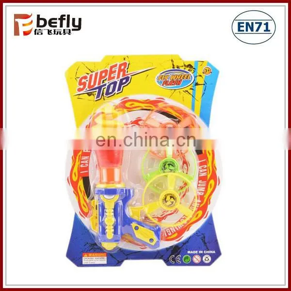 2 IN 1 Plastic Flying Spinning Toys With Light photo-4