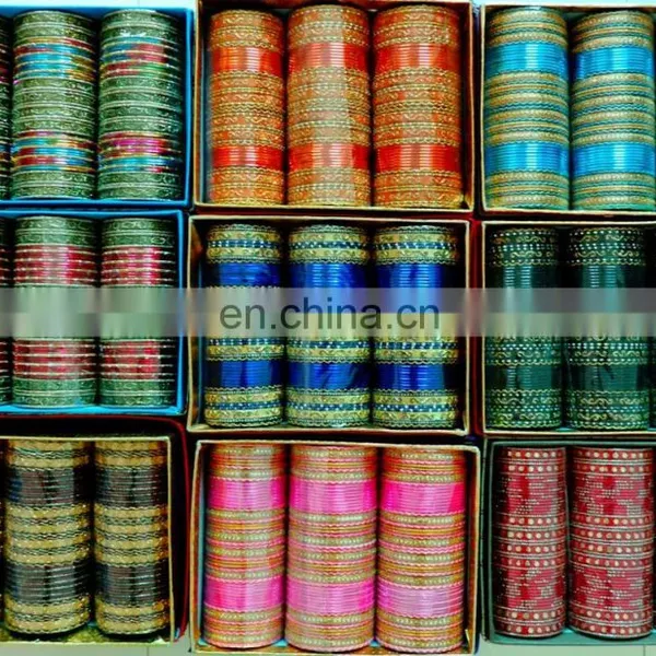 Indian Dulhan Metal Kangan - Wholesale Wedding Metal Bangles - Traditional Metal Bangle photo-3
