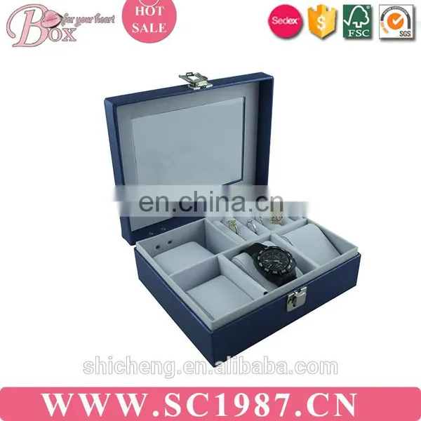 Luxury Leather Watch Box Packaging Custom photo-5