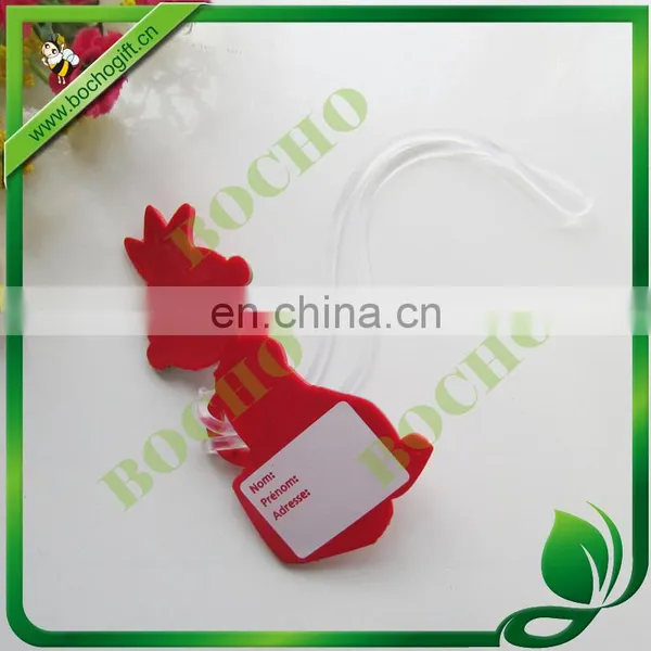 Shaped Rubber Luggage Tag photo-2