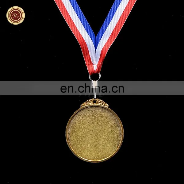 Wr Quality 24k Gold Plated Boxing Award Medal Wholesale Medal Ribbon Art Craft photo-3