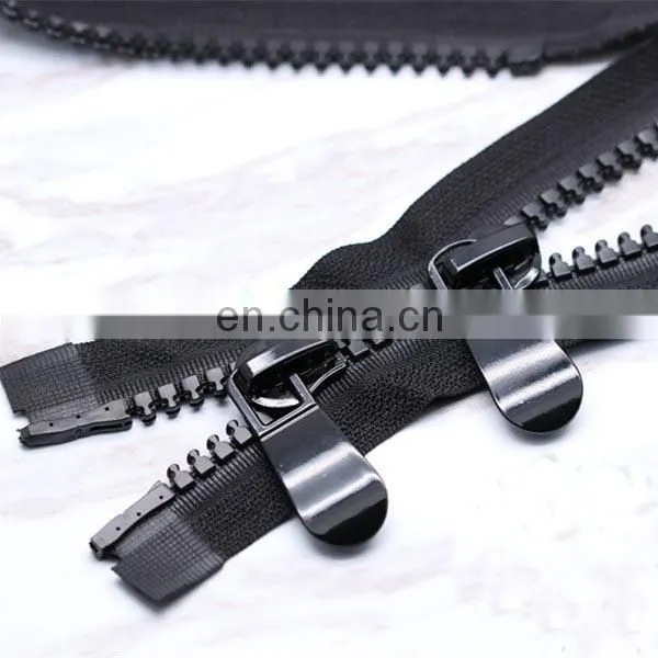 Wholesale Price Plastic Material and Eco-Friendly Feature Black Zipper photo-2