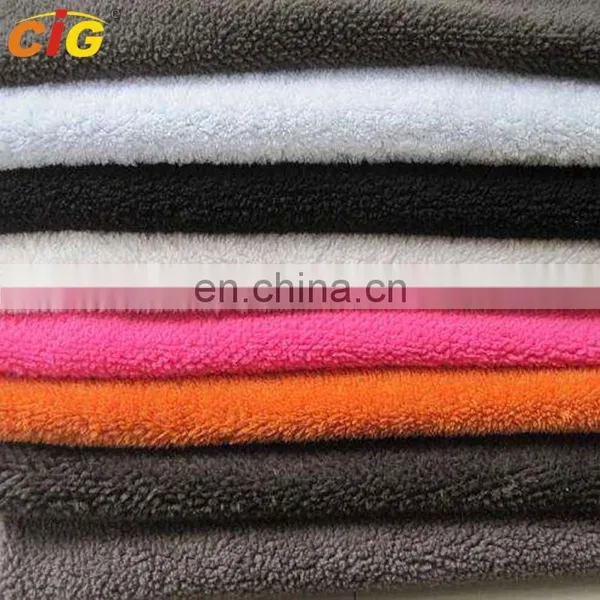 Anti-Static Knitted Cheap Coral Polar Fleece Fabric photo-2