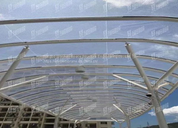 Bus Station Canopy Membrane Structure Permanent Architecture Materials