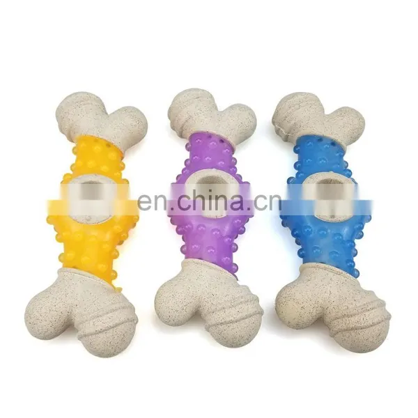 2020 New Arrival Environmental Sustainable Material Chewing Dental Care Dog Toy Bone photo-4