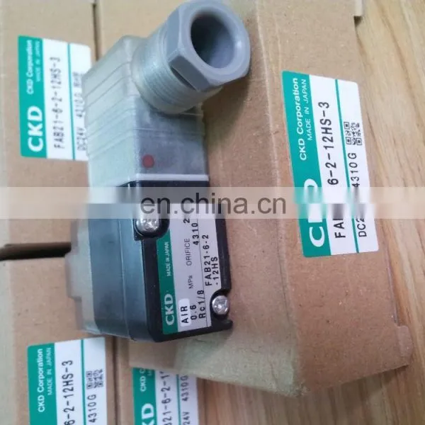 CKD Solenoid Valve Japan Solenoid Valve FAB21-6-2-12HS-3 photo-6