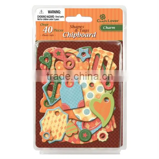 DIY Art & Craft Shapes & Tags Chipboard Scrapbook Decor photo-5