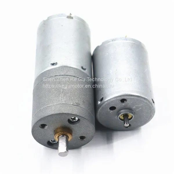 25mm dc Gear Motor 6v 12v 370 dc Brush Motor With 25mm Metal Gearbox photo-3