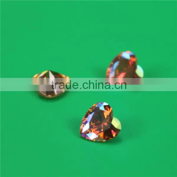 Fashion Jewelry Stone 12mm Round Olivine Zircon ab Stone photo-4