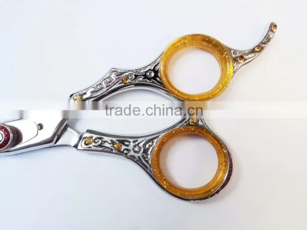 New Professional Barber Razor Scissor / Shear - Hair Cutting Scissor / Shear (Orange Beauty) photo-2