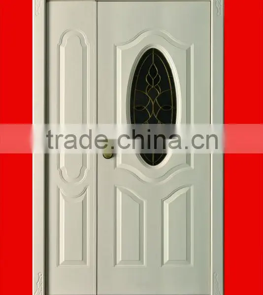 Glass Steel Door (LT-911G) Security Steel Door photo-3