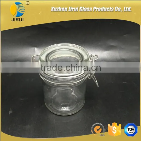 250ml Clear Glass Food Jar With Clip Lid photo-4