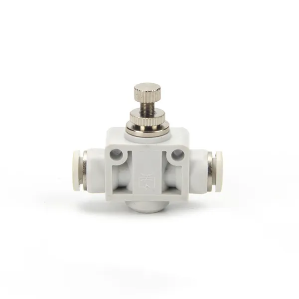 LSA 4mm 6mm 8mm 10mm 12mm One Touch Tube Push in Speed Controller Pneumatic Air Hose Fittings photo-4