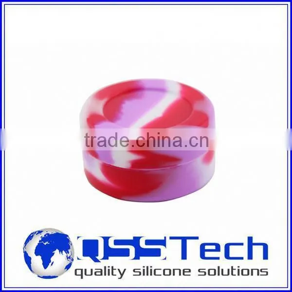 High Quality 7ml Customized Small Jars Dab/ Oil Dab Wax Container/ Silicone Wax and Oil Container