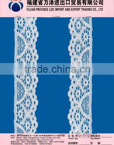 Superior Scalloped Lace Trimmings Embroidered Lace Trim Lace for Bridal Dress Border Saree photo-2