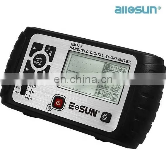 All-sun EM125 Handheld Digital Storage Oscilloscope 25MHz 100M Sa/s Scope Meter With LED Backlight Stock in US photo-5