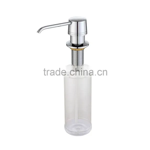 Brass Head Soap Dispenser for Sink/ Chrome Plated Brass Head Sink Soap Dispenser/Best Selling Brass Head Chrome Soap Dispenser