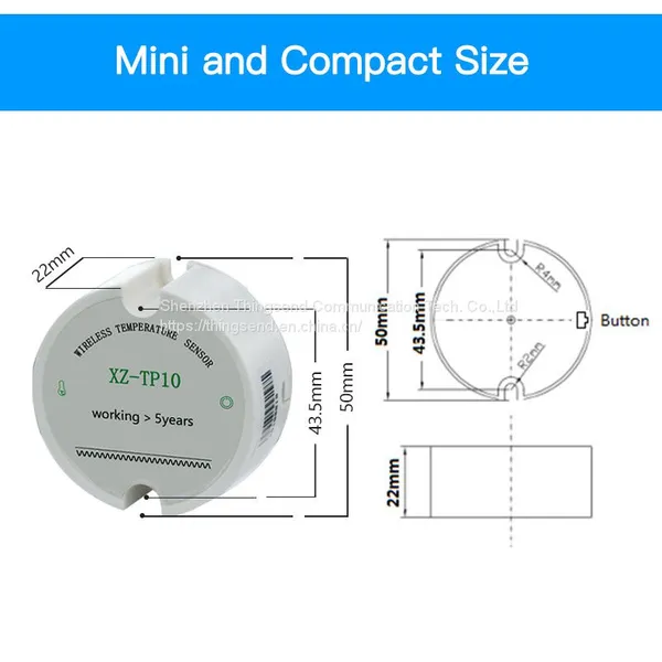 433mhz 868mhz 915mhz Wireless Temperature Sensor photo-2