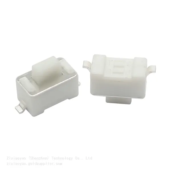 SMT Touch Switch Stainless Steel Spring 3X6X5H 260GF White Two Pin RTMSW-3650-01R photo-3