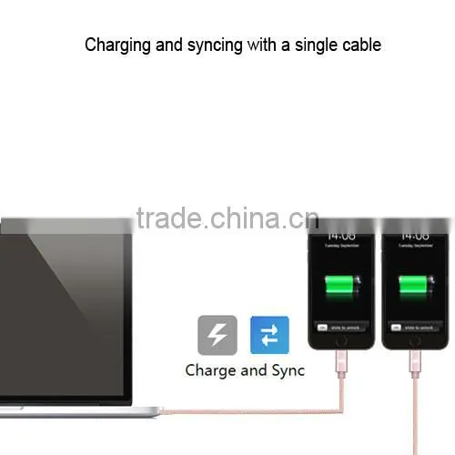 Customize Package pp Mfi Nylon Fabric Braided Usb Charger Cable for Iphone 5 photo-4
