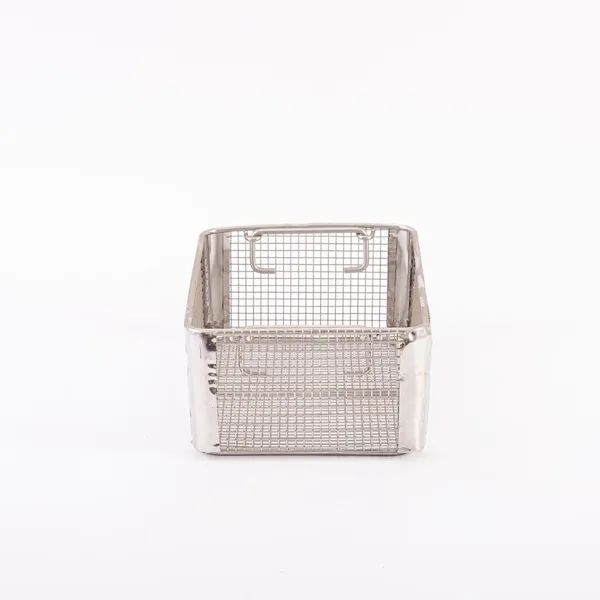 High Performance 304 Stainless Steel Woven Wire Mesh Storage Basket photo-2