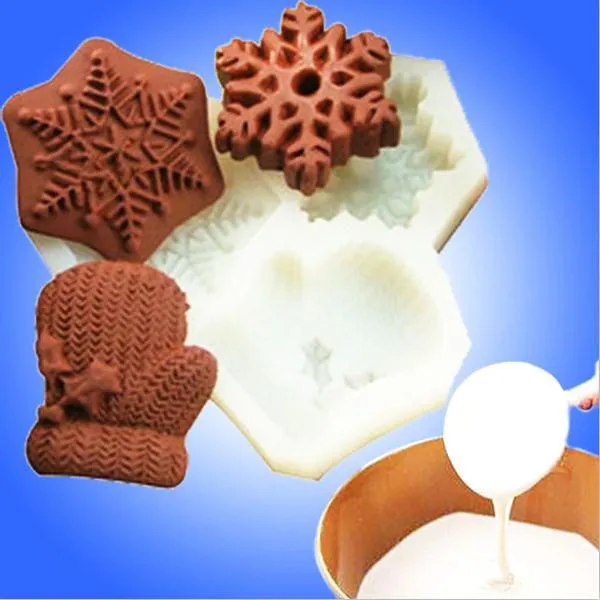 Food Grade Silicone Translucent Liquid Silicone High Quality Cake Chocolate Mold photo-3