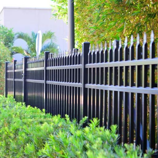 Galvanized Steel Security Fence for Enhanced Villa and Community Safety