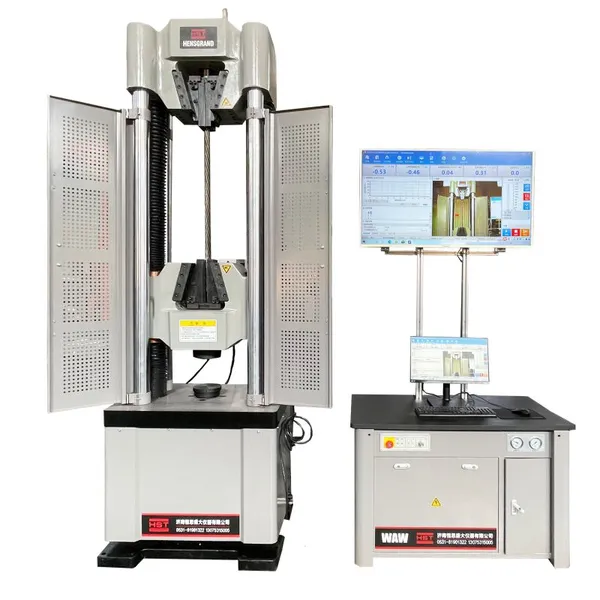 WAW-2000E ASTM E8 200Ton 2000KN Steel Rebar Strand Wire HydraulicCompression Bending Tensile Universal Testing Machine photo-6